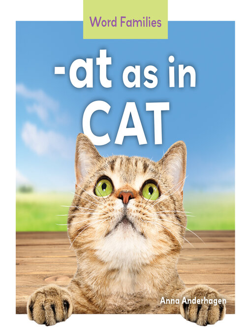 Title details for At as in Cat by Anna Anderhagen - Available